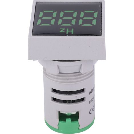 Compteur De Fréquence - Affichage LED Numérique - AC100-380V 20-75Hz - Pour Tableaux Électriques Carrés - 1 Pièce (1/5)