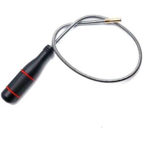 Outil de Ramassage Magnétique Flexible Pick Up Outils Portable Aimant Flexible Mecanique Balais Magnétique pour Ramassage Petites Pièces Écrous Boulons Vis Clé Pièces Automobiles 590mm (1/5)