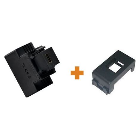 Fanton caricatore 1 USB-C 3A Ricarica rapida 18W da incasso Gewiss Playbus - 82902