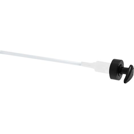 Distributeur Pompe Bidon Condiment en Plastique Ustensiles de Cuisine Maison Noir Calibre 2,9cm/1,1in (1/5)