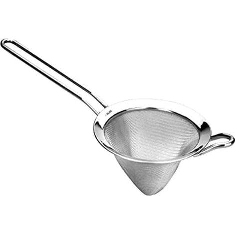 1 Passoire, Acier Inoxydable, Forme Conique, Argent, 34 x 14 x 15.5 cm, Cuisine