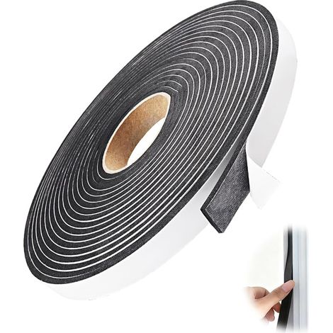 Adhesive Foam Seal Rubber Strip for Door and Window Acoustic Foam Noise Reduction Weather Sealing Tape (1/5)
