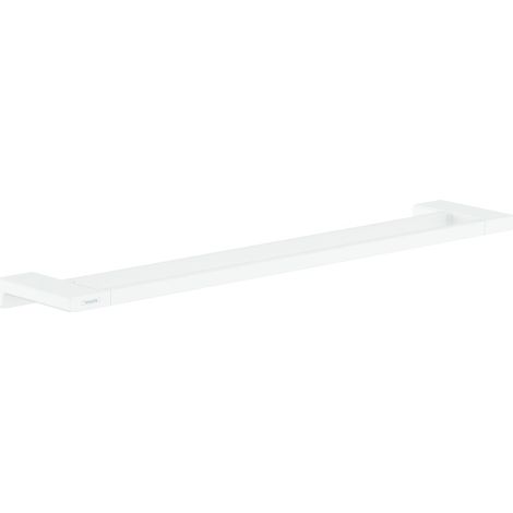 Hansgrohe AddStoris - Porte-serviettes double, longueur 65 cm, blanc mat 41743700