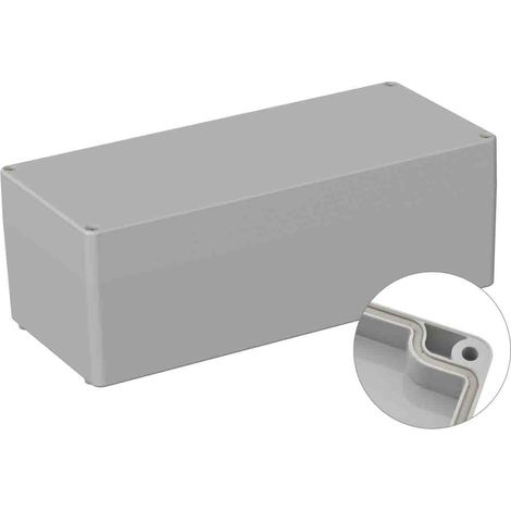 Boîtier à usage général RS PRO en ABS, 150 x 340 x 120mm, Gris IP66 ( Prix pour 1 ) (1/2)