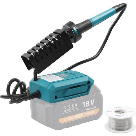 60W 18V Cordless Soldering Iron – Adjustable Temperature – Ultra-Fast Heating – Compatible with Makita Batteries – Lightweight and Portable (1/5)