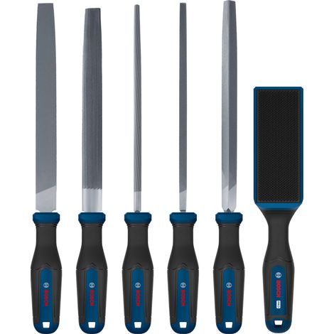 Bosch PRO Hand Tool - File and Rasp File Set, 5 pcs + PRO File Brush 1600A03AD3 (1/5)