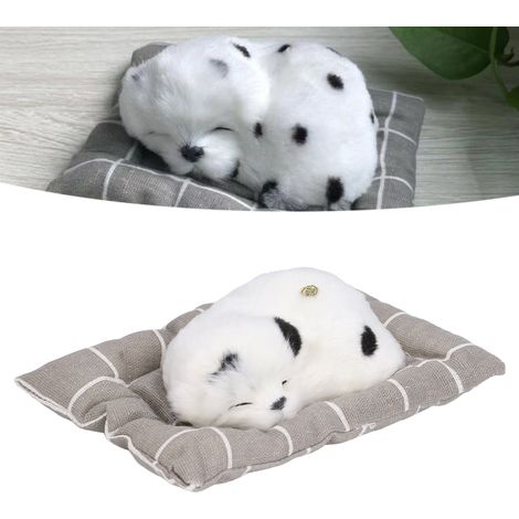 Tapis en tissu imitant les aboiements, un cadeau original représentant un dalmatien. (1/5)