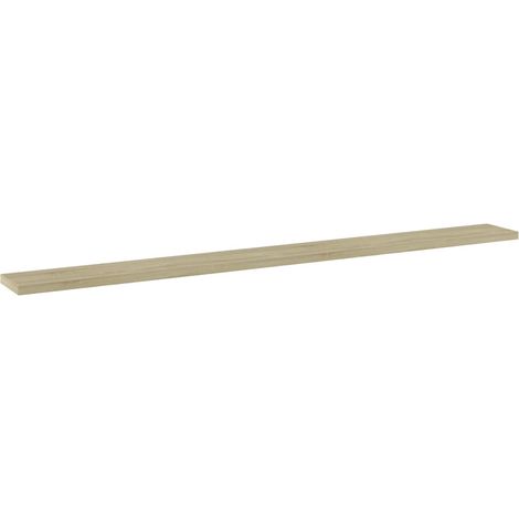 Ripiani Armadio per Libri per Libreria 4 pz Rovere Sonoma 100x10x1,5cm Multistrato (1/5)