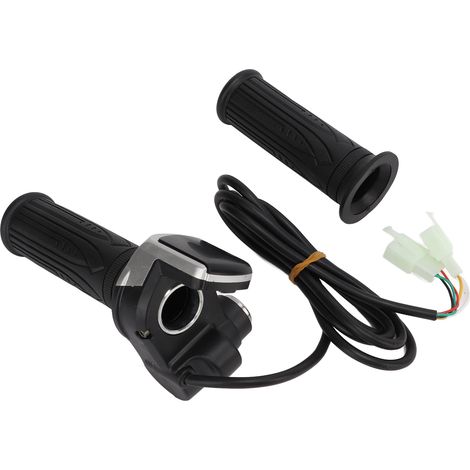 Poignée d'accélérateur vélo électrique 36V avec écran LCD et interrupteur (1/5)