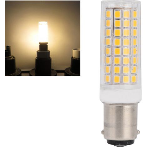 Ampoule BA15D à intensité variable, éclairage 360°, 1000 lm, 102 LED, pour lustre ou plafonnier, 220 V, 12 W, blanc chaud (1/5)
