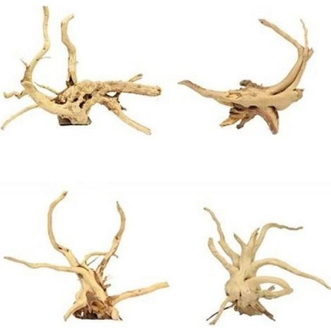 Décoration - aquarium,1 pièces Aquarium arbre naturel tronc bois flotté Aquarium plante bois décoration ornement décor à la maison (1/4)