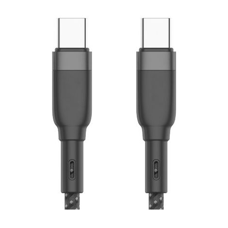 Cavo USB C USB C Nylon Intrecciato 3,5A Ricarica Veloce Massimo 60W Lunga 1 Metro (1/2)