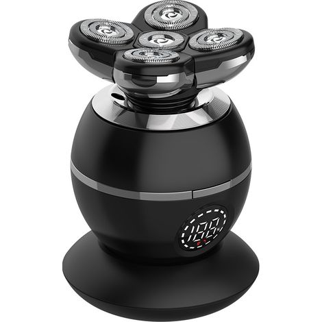 rasoir electriques hommes-Rasoir électrique sans fil rechargeable 7 lames 3D — Pour le rasage du crâne, du visage et du corps — Hommes, voyage, douche (1/3)