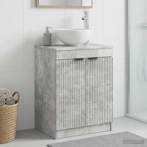 Mueble de Cuarto de Baño Gris Hormigón 54 x 41 x 70 cm