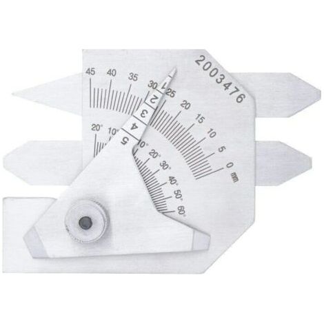 Calibrador de soldadura, regla de inspección de soldadura, herramienta de medición de ángulos, sensor de tuberías, 1 pieza (1/5)