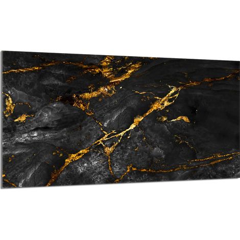 Protector de cristal para encimera de cocina 90x52 Mármol (1/5)