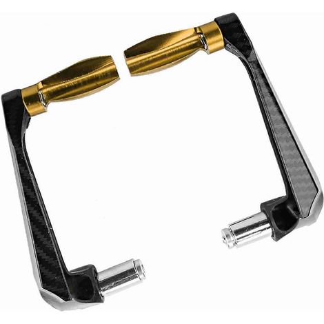 7/8 Zoll Universal-Lenkerbremsschutz aus Aluminiumlegierung für Motorräder (Gold)
