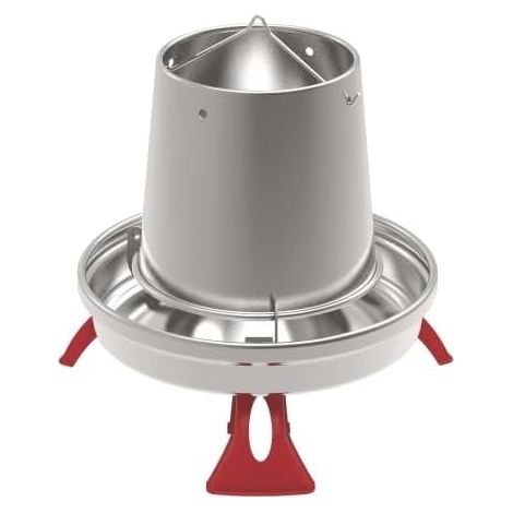 Metalltrichter für Hühner mit Beinen, 5 kg, 33 x 32 cm