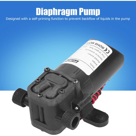 Miniatur-Membranwasserpumpe (1/2 Zoll), 24 V DC, 36 W, original unbenutzte TPV-Pelletpumpe (1/5)