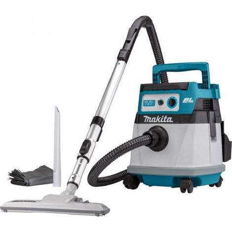 Aspiratore a batteria Makita DVC155LZX2 2x18V, 15 l, umido/asciutto, Classe L Solo (1/4)