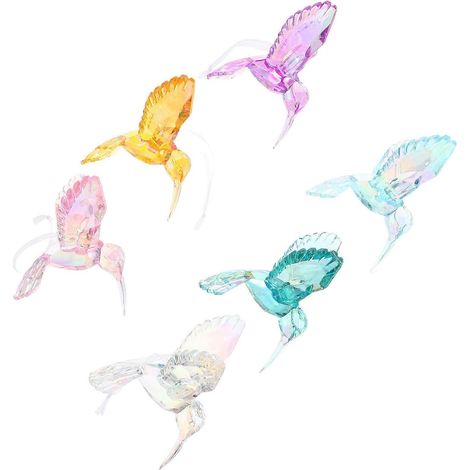 Lot de 6 pendentifs colibris décoratifs (1/5)