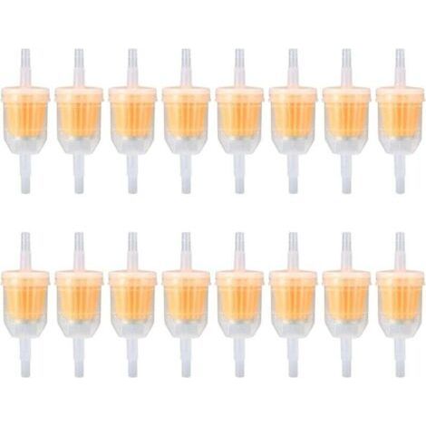 20Pièces Filtres à Essence en Ligne, Filtres à Carburant, Filtre à Essence Universel à Vitesse de Filtration pour moto 6-8 mm, Scooter, Moto, Générateur, Tondeuse à Gazon, Auto (1/5)