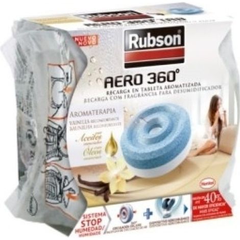 Absorbe humedad mal olor 450 gr aero 360 vainilla rec rubson