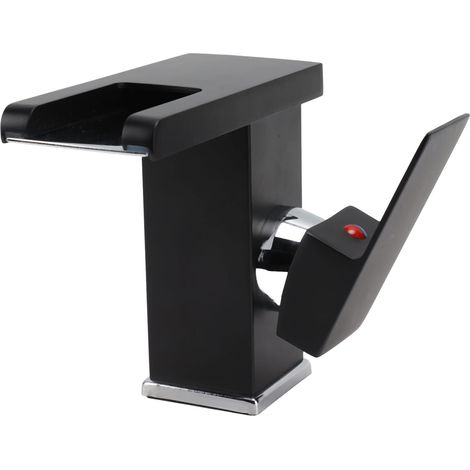 Rubinetto miscelatore per lavabo da bagno, rubinetto in rame per lavabo da bagno con tubi di scarico per hotel.