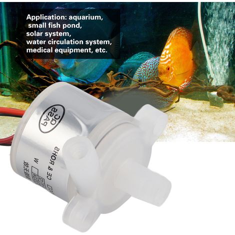 1 Stück weiße Mini-Wasserpumpe, lebensmittelecht, bürstenlos, 12 V DC, 6 W, für medizinische Instrumente (1/5)