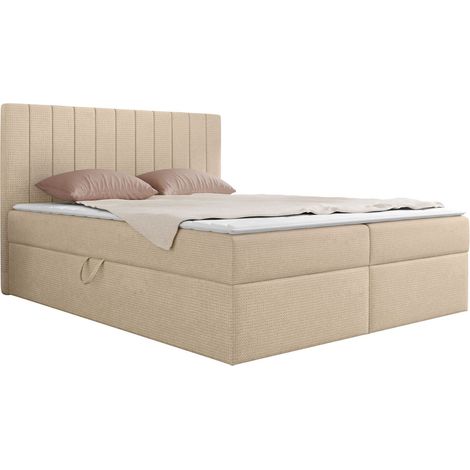 Cama continental Garland 100, Lima 46, Continental, Doble, 160x200, Tapiz, Somieres, 166x209x113cm