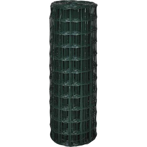 Maison Exclusive - Gartenzaun Maschendraht gitter 25x1,0m Gitterz (1/5)