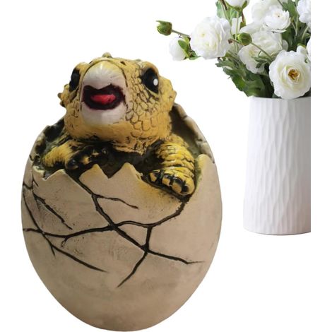Œufs de Dinosaures,Décoration de Figurines Artisanales,Jouet d'Éclosion Dinosaure pour Adultes Garçons Filles Maison Fête De Pâques Intérieur Anniversaire Bureau (1/5)