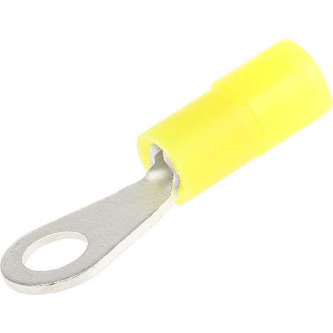 Cosses à œillet RS PRO, Isolé, Jaune, 0.5mm², M2.5, 5mm (1/2)