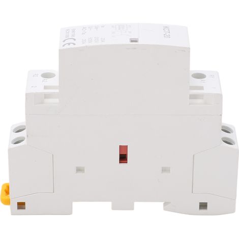 Contacteur AC 2P 20A, bon Contact, montage sur Rail, Miniature domestique 200V