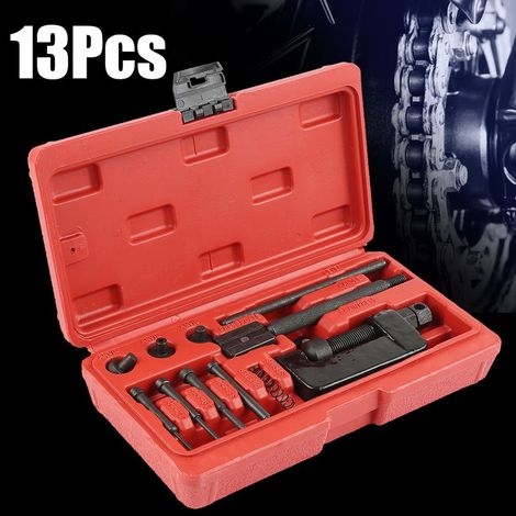 ®13pcs Kit Complet rivé dérive Démontage de Chaîne Moto Kit rivé dérive chaîne moto acier Rivetage separateur (1/5)