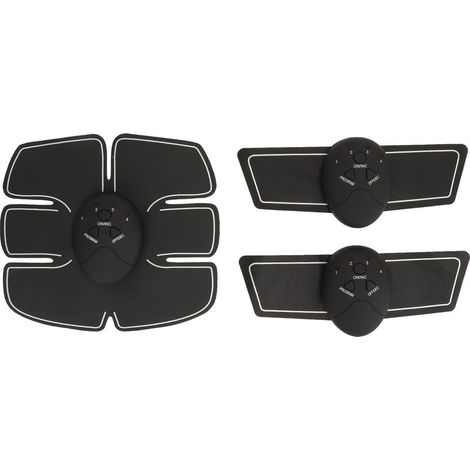 Appareil de tonification musculaire en plastique PU, rechargeable et intelligent, pour abdominaux, équipement de fitness pour hommes et femmes. (1/5)