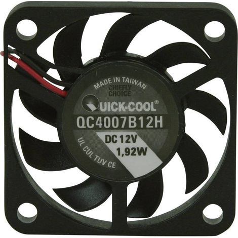 QuickCool QC4007B12H Ventola assiale 12 V/DC 10.82 m³/h (L x L x A) 40 x 40 x 7 mm (1/2)