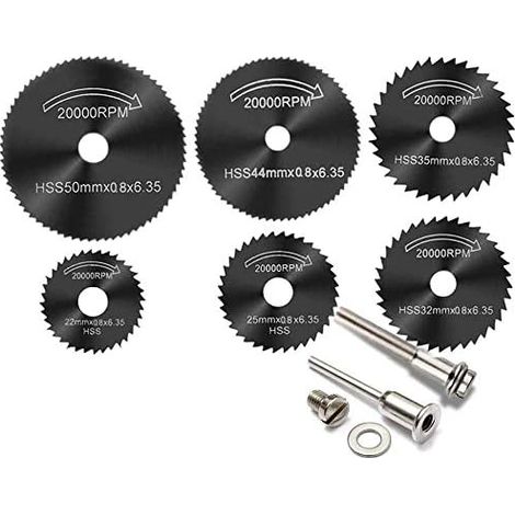 Disque De Coupe - 8 Pièces - Pour Outil Rotatif - Compatible Bois Plastique Fibre De Verre Cuivre Aluminium Tôles Minces (1/5)