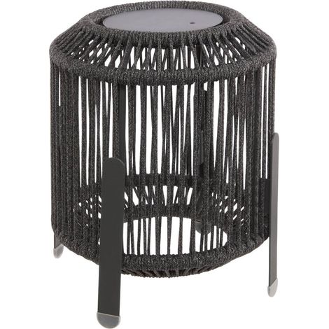 Liny linterna solar gris H36cm - Hespéride