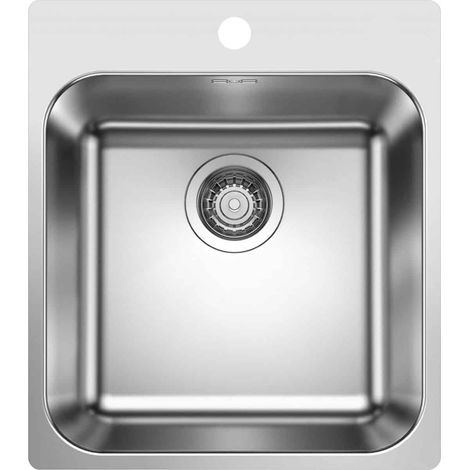 Blanco Supra 400 - Évier, 44x50 cm, inox brossé 526352 (1/5)