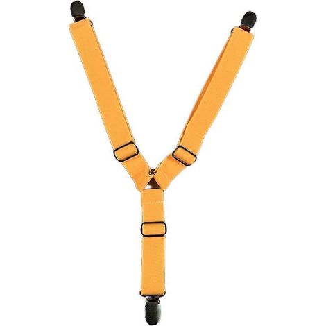 Rutschfeste Hosenträger für Haustierwindeln, verstellbarer elastischer Bauchgurt, Hundeaccessoires – M – Gelb