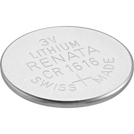 BATTERIA a BOTTONE al litio CR1616 RENATA 3V