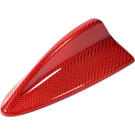 Hochwertige Antennenabdeckung aus Kohlefaser für BMW E90 (2004–2012), rot (1/5)