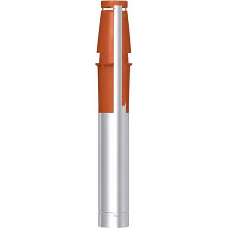 T.E.N. terminale per tetto arancione marrone - D.80/125