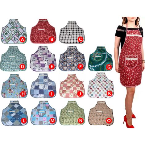Grembiule protettivo da cucina per cucinare e cuocere al forno, universale, da donna (1/5)