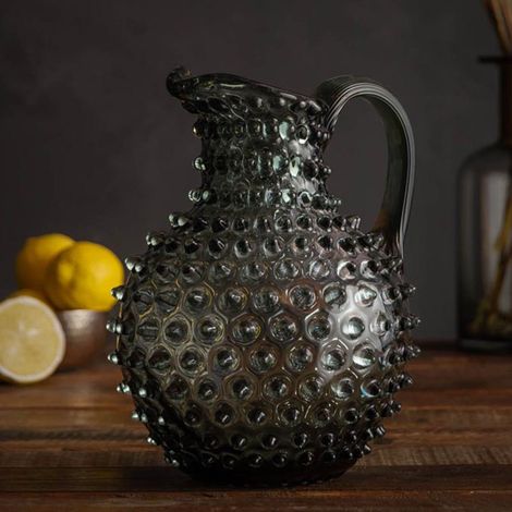Pichet gris pointe de diamant 2L 19x17x23cm (1/2)