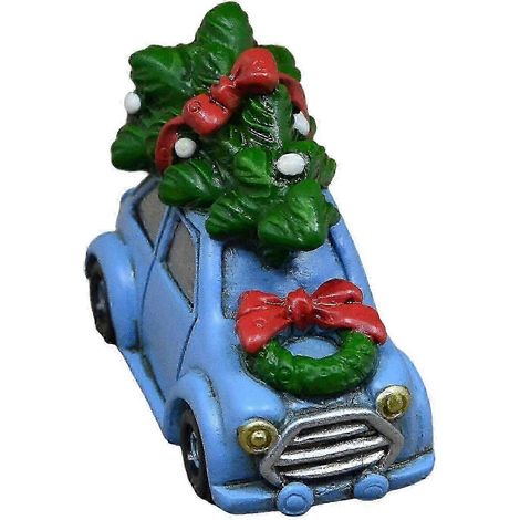 Ornement de Noël en résine, statue de Noël, mini décorations de Noël (1/5)
