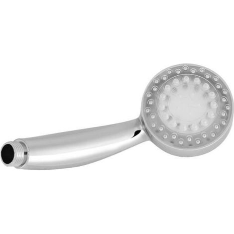 Pommeau de douche - Lumineux LED - 3 couleurs - Changement selon température - ABS (1/4)
