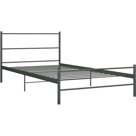 Maison Exclusive - Giroletto Grigio in Metallo 100x200 cm (1/5)