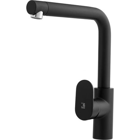 PRESTO 4628816 NINE Grifo De Cocina Caño 90 Negro - ref: 4628816 (1/2)